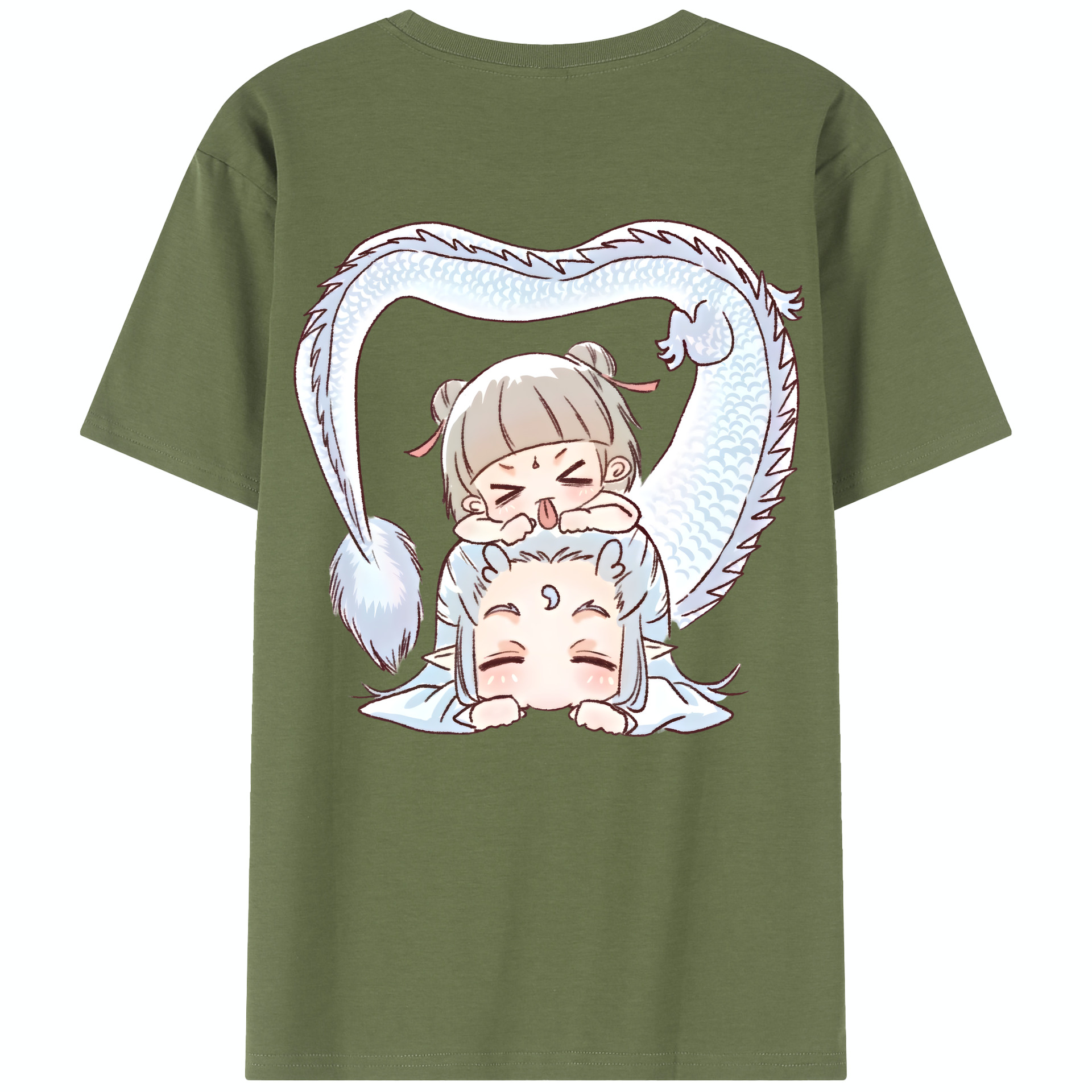 Ne Zha 2 ナタ 魔童の大暴れ 綿100％半袖Tシャツ（背面プリント）